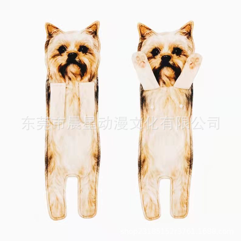 New Cute and Creative Puppy Funny Hand Towel Bathroom Kitchen Household Supplies