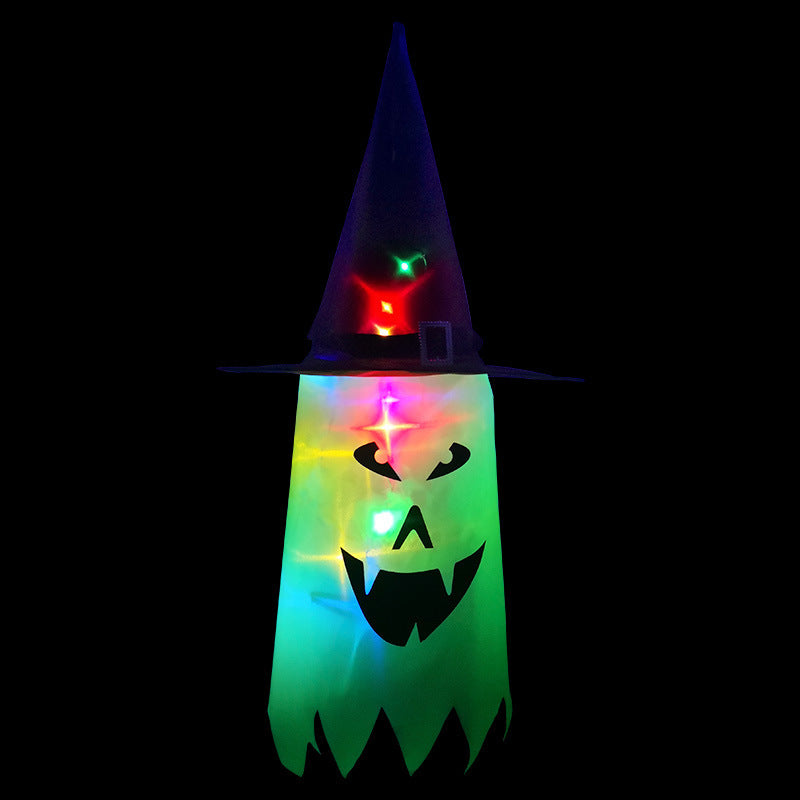 Halloween hats Halloween party decoration props LED glowing witch hat magician witch hat wizard hat