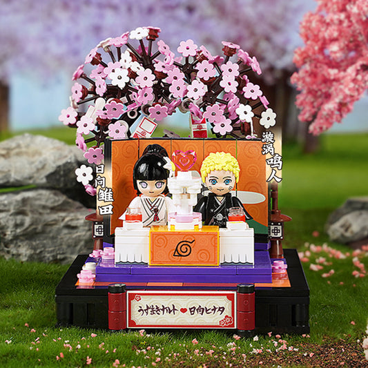 Keeppley Naruto classic scene building blocks assembled toy national tide play model gift Naruto Sasuke