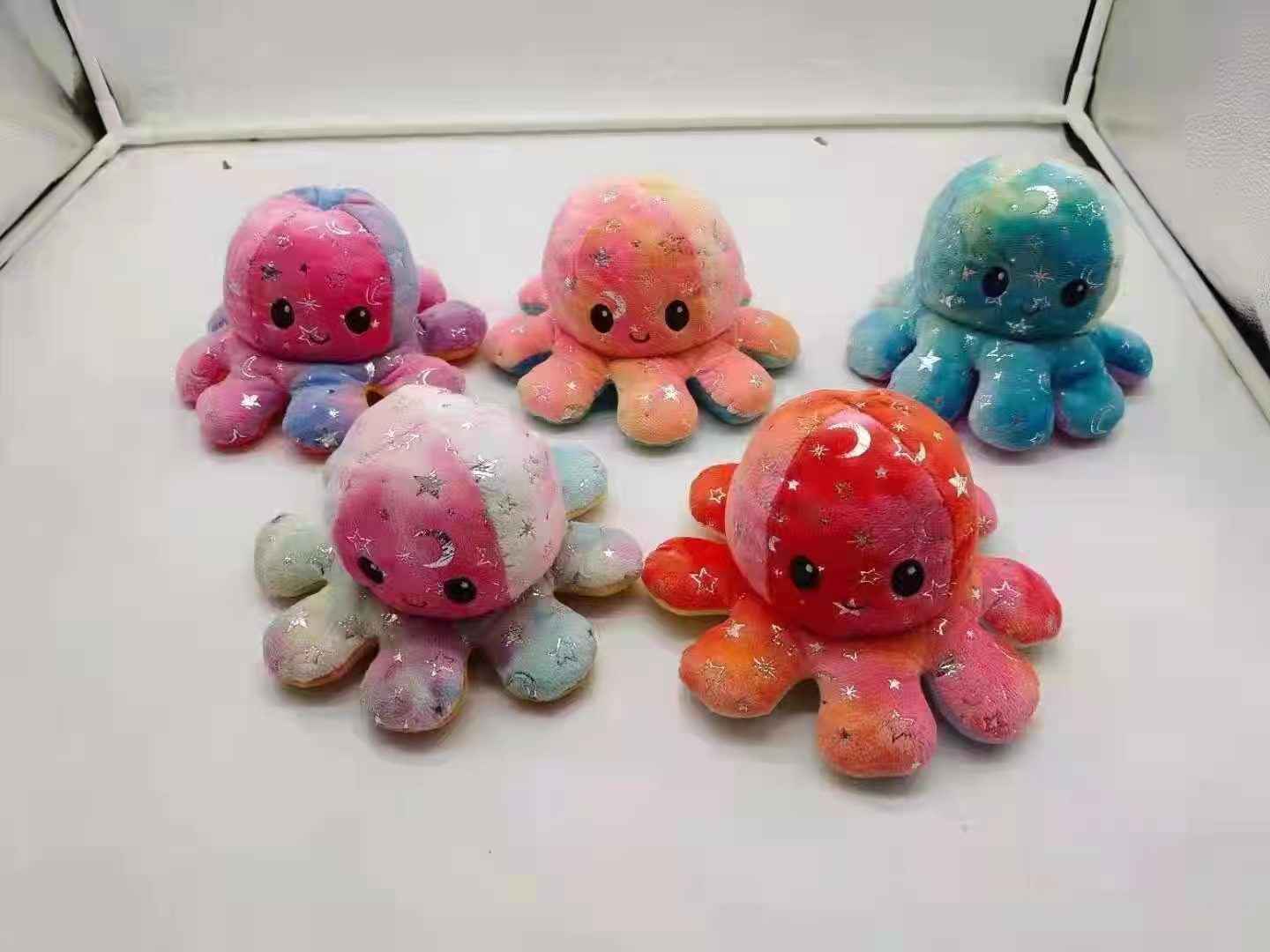 Flip octopus doll Flip octopus Octopus plush toy Double-sided flip doll Reversible octopus