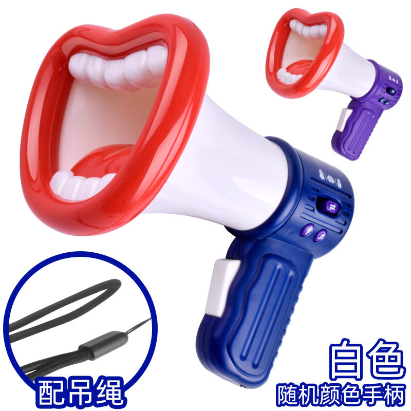 Douyin's new and strange decompression funny horn microphone creative voice changer children's funny recording spoof tricky toys