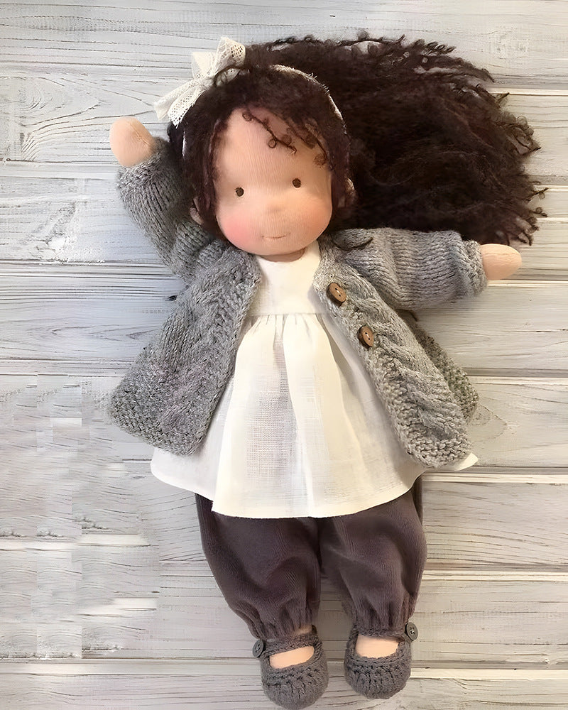 Waldorf doll vinyl doll artist handmade mini Christmas thumb waldorfdoll