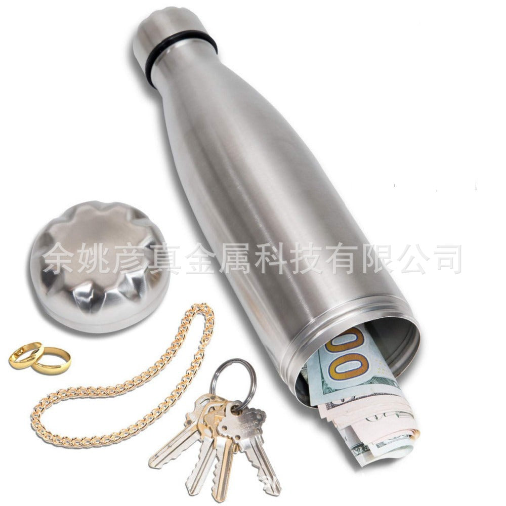 Stainless Steel Bottle Hidden Jar Outdoor Portable Storage