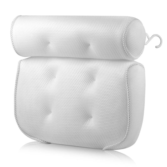 Bathroom Suction Cup Pillow 3D Mesh Bath Pillow Spa Pillow Bath Pillow Cushion Pillow