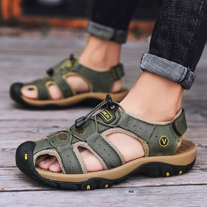 European and American trendy outdoor sports leather casual shoes