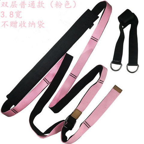 Aerial yoga rope pull stretch belt home lower waist training artifact one word horse open hip elastic stretch belt