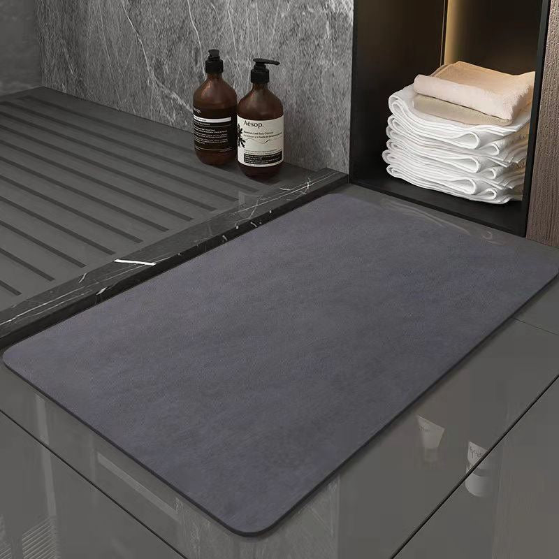 Modern minimalist floor mat soft technology cloth bathroom absorbent and easy-drying floor mat bathroom anti-slip mat bathtub anti-slip mat