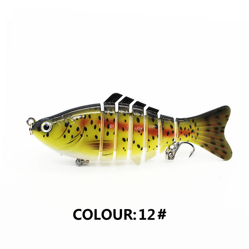 Luya Bait 10CM/15.7G Multi-section Fishing Bait Bionic Bait All Waters Fishing Bait Outdoor Fishing Supplies