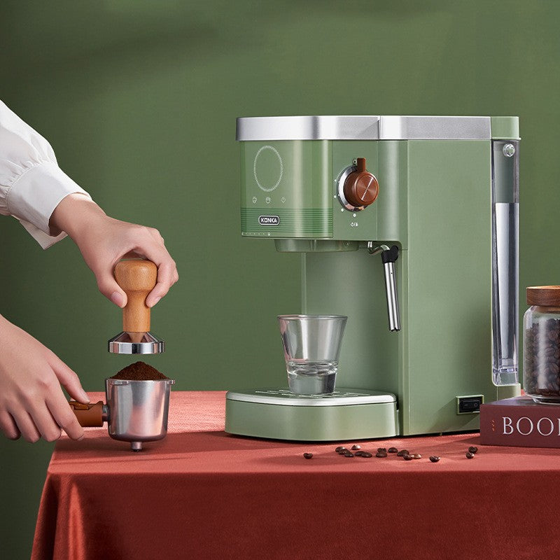 Konka cross-border espresso machine semi-automatic household capsule coffee machine extraction steam milk froth intelligent display