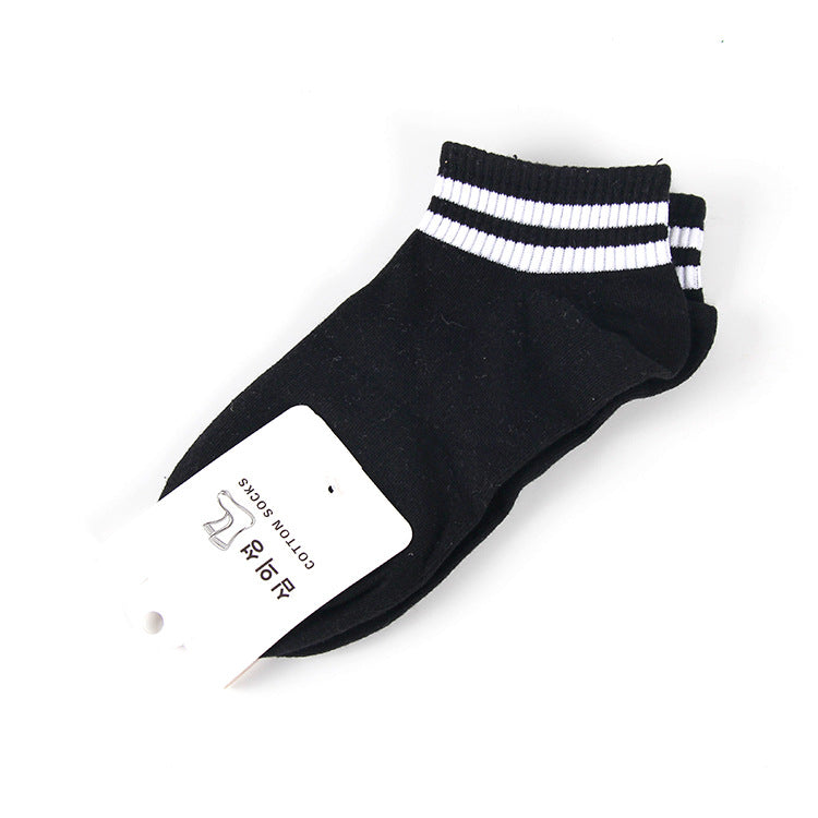 Striped socks socks casual simple all-match socks