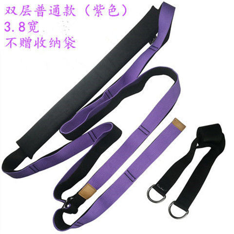 Aerial yoga rope pull stretch belt home lower waist training artifact one word horse open hip elastic stretch belt