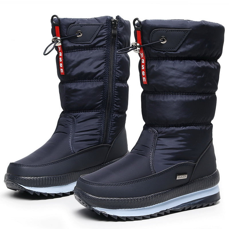 New Snow Boots Women Waterproof Thick Cotton Shoes