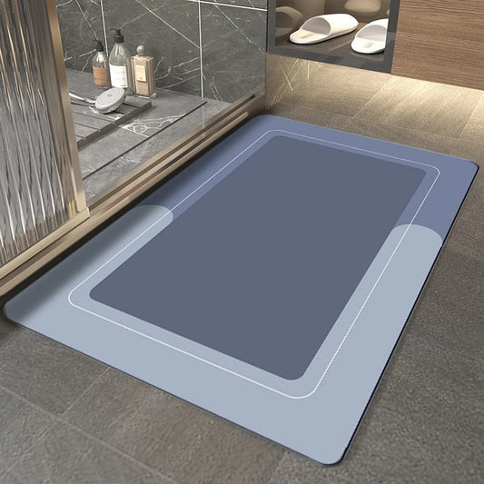 Modern minimalist floor mat soft technology cloth bathroom absorbent and easy-drying floor mat bathroom anti-slip mat bathtub anti-slip mat
