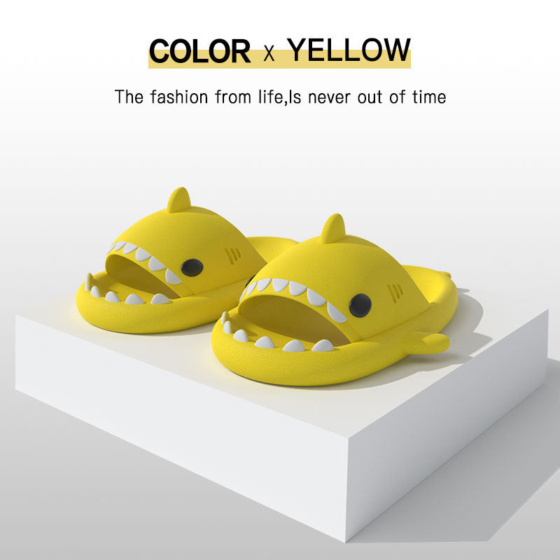 Shark slippers indoor and outdoor funny home cute cartoon sandals