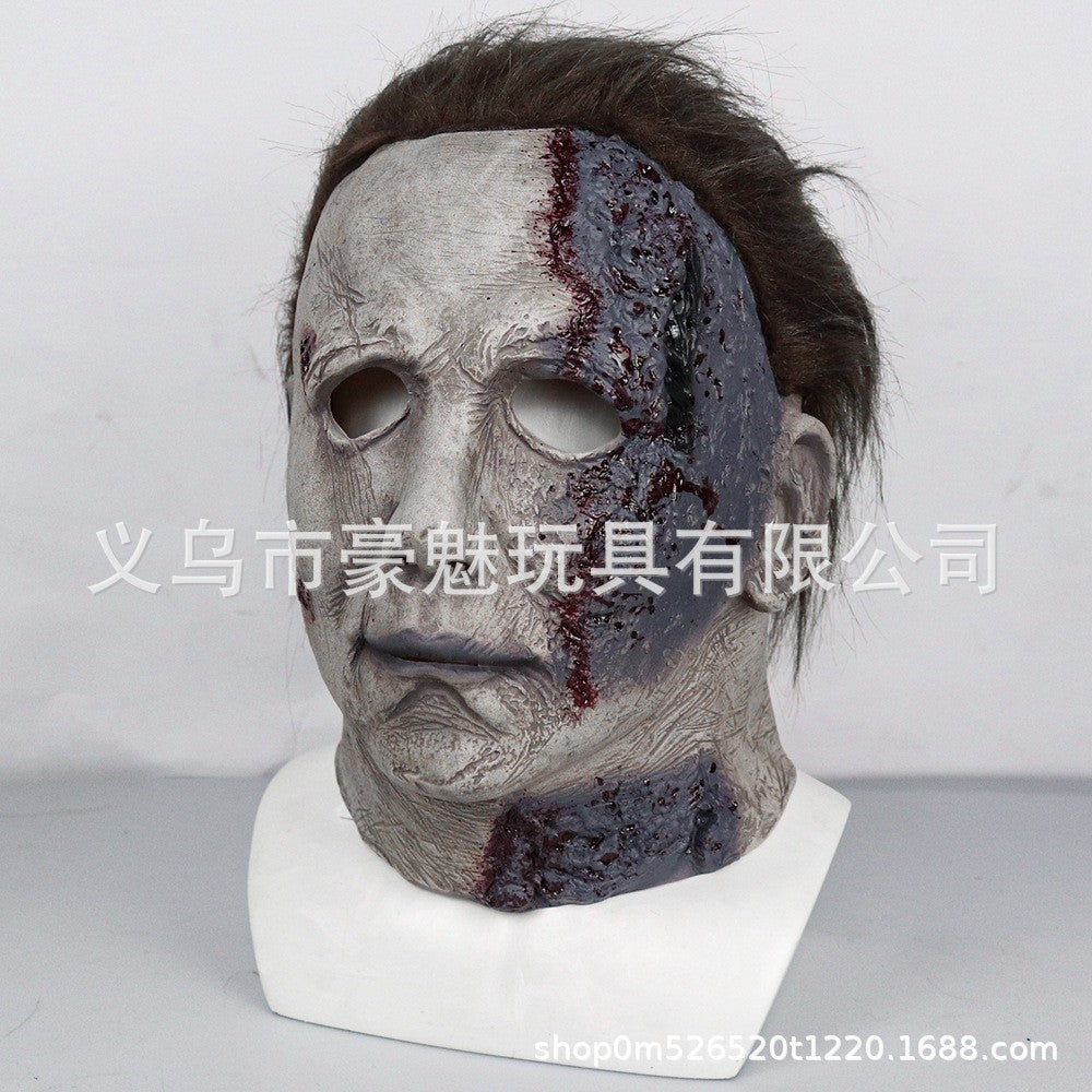 Mike's new mask movable skull mask Halloween skull movable headgear