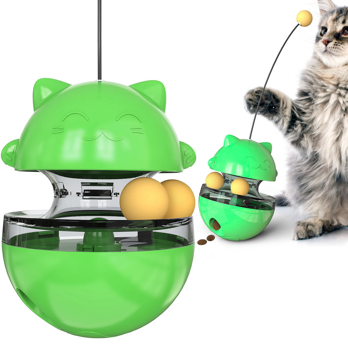 Pet supplies new product explosion model electric vocal tumbler laser infrared ray tease cat toy