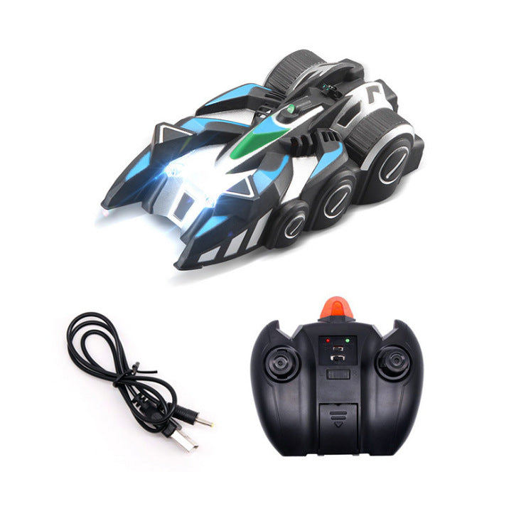 New Mini 2.4G Wall Climbing Car Remote Control Car Sound and Light Watch Remote Control Rechargeable Climbing Stunt Car Toy Car