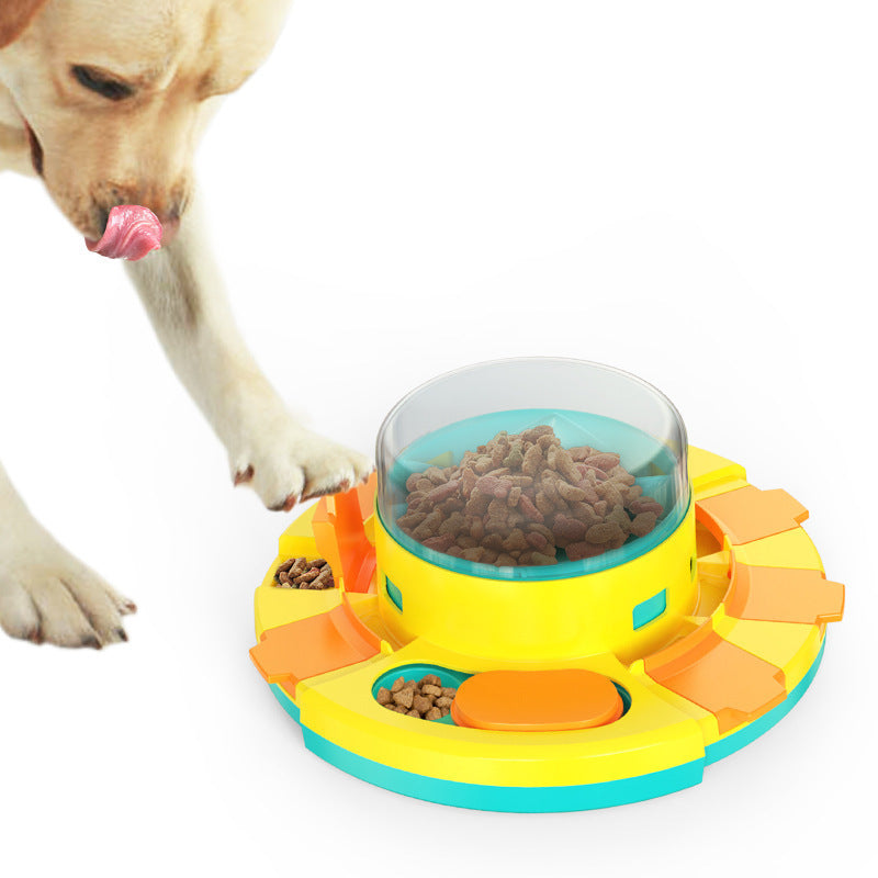 Dog Feeding Bowl New Pet Dog Feeding Toy Hot Pet Dog Press Leak Feeder