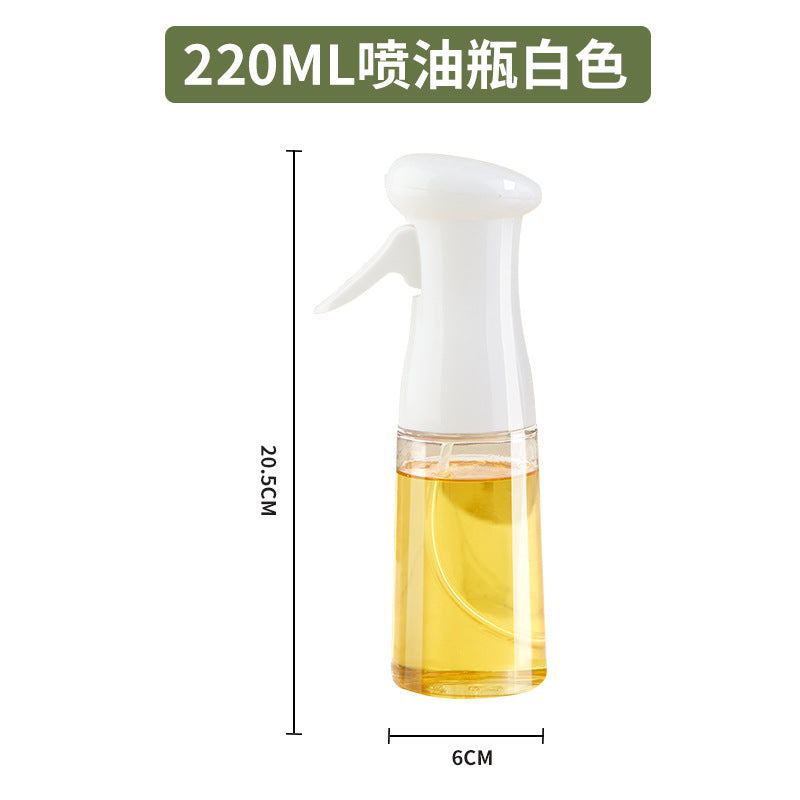 Glass oil spray pot boxed spray spray bottle air pressure edible olive oil oil control bottle