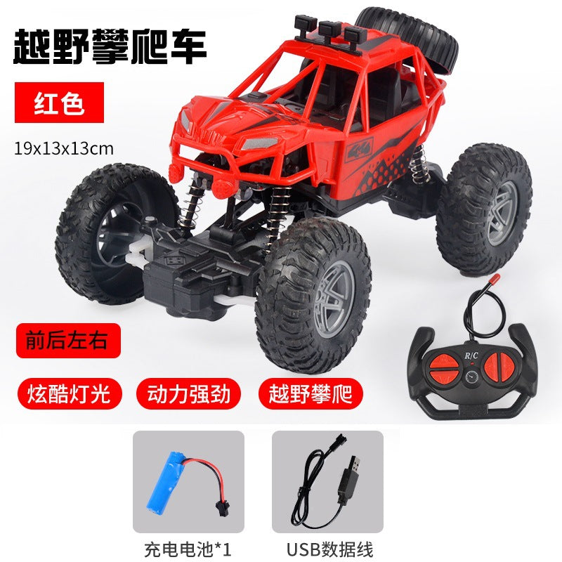 Cross-border 2.4G remote control car drift off-road vehicle alloy climbing truck charging high-speed racing model toy