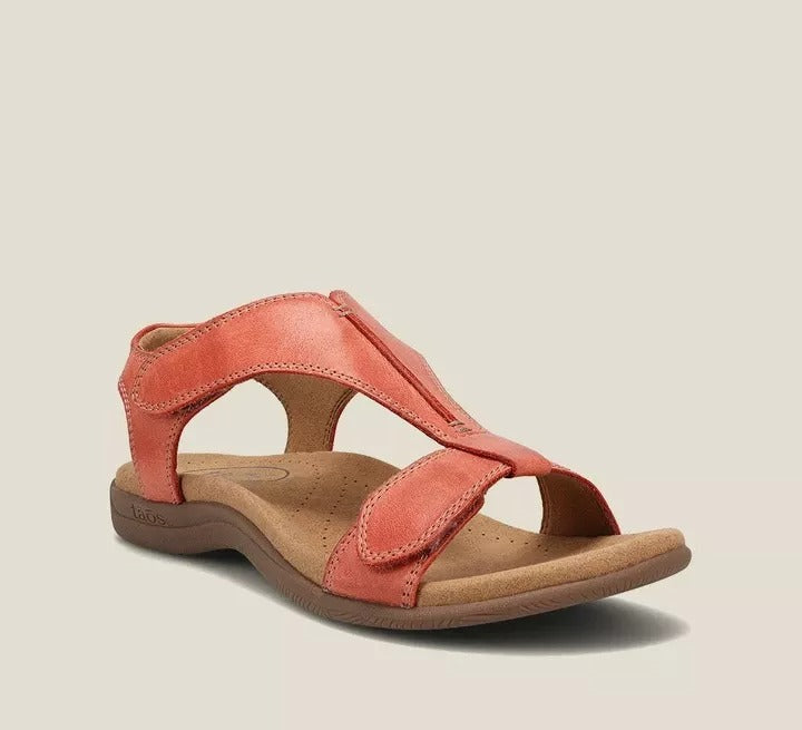 Cross-border thick bottom wedge women's shoes Velcro buckle strap sandals