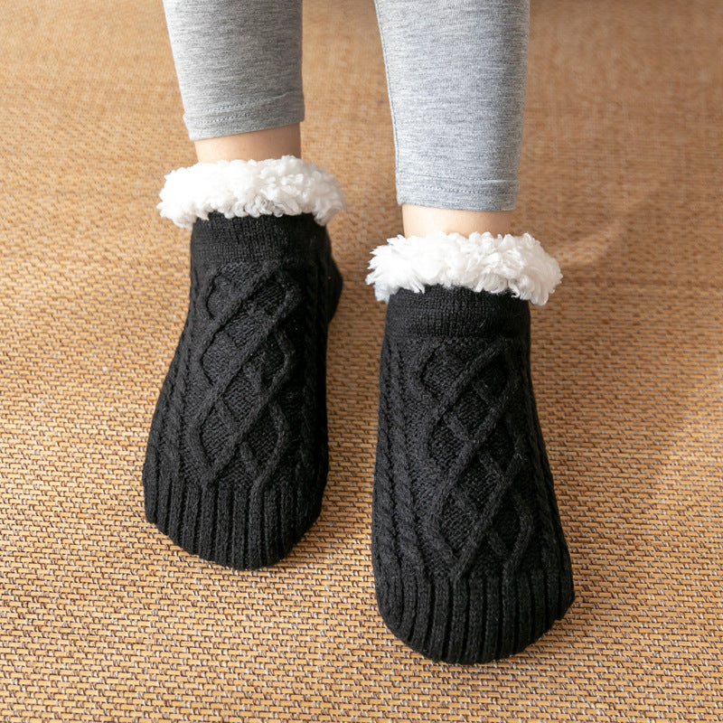 Floor socks adult women's home confinement socks snow socks sleep carpet socks leg sets slippers socks men's non-slip