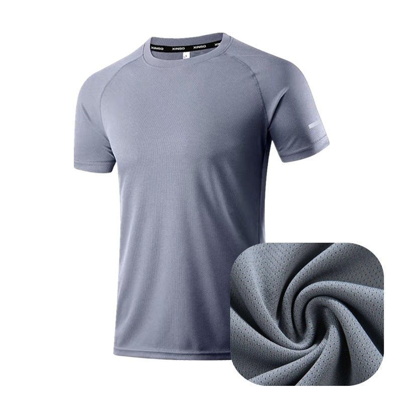 European and American Men's Workout Shirts Lightweight Quick Dry T-Shirts