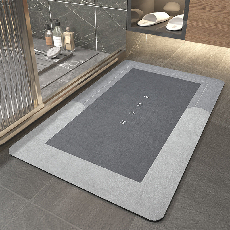 Diatom mud bathroom absorbent floor mat toilet door mat diatomite slippery floor mat toilet bathroom carpet household