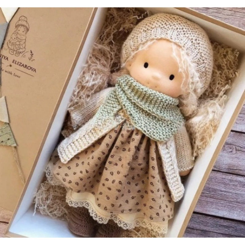 waldorfdoll cotton waldorf doll doll artist handmade christmas thumb