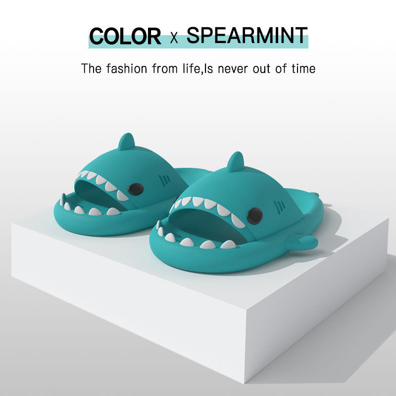 Shark slippers indoor and outdoor funny home cute cartoon sandals