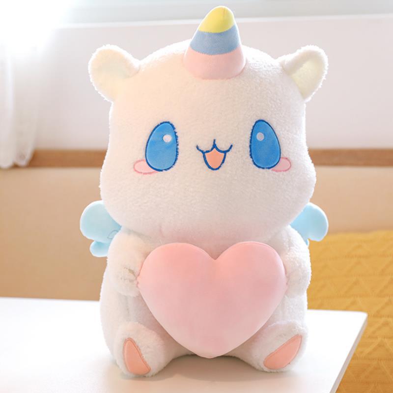 Rat star cute unicorn plush toy white love hamster doll doll doll pillow girl gift