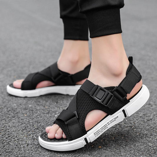 Men's sandals outer wear non-slip wear-resistant beach shoes dual-use casual sports sandals