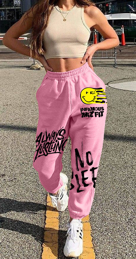 Cross-border European and American women's sweatpants thickened European and American sweatpants sweatpants