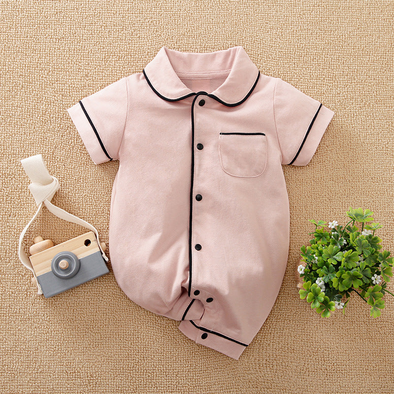 Cross-border spring and autumn baby one-piece romper, foreign trade casual and comfortable clothes, baby pajamas, romper factory wholesale