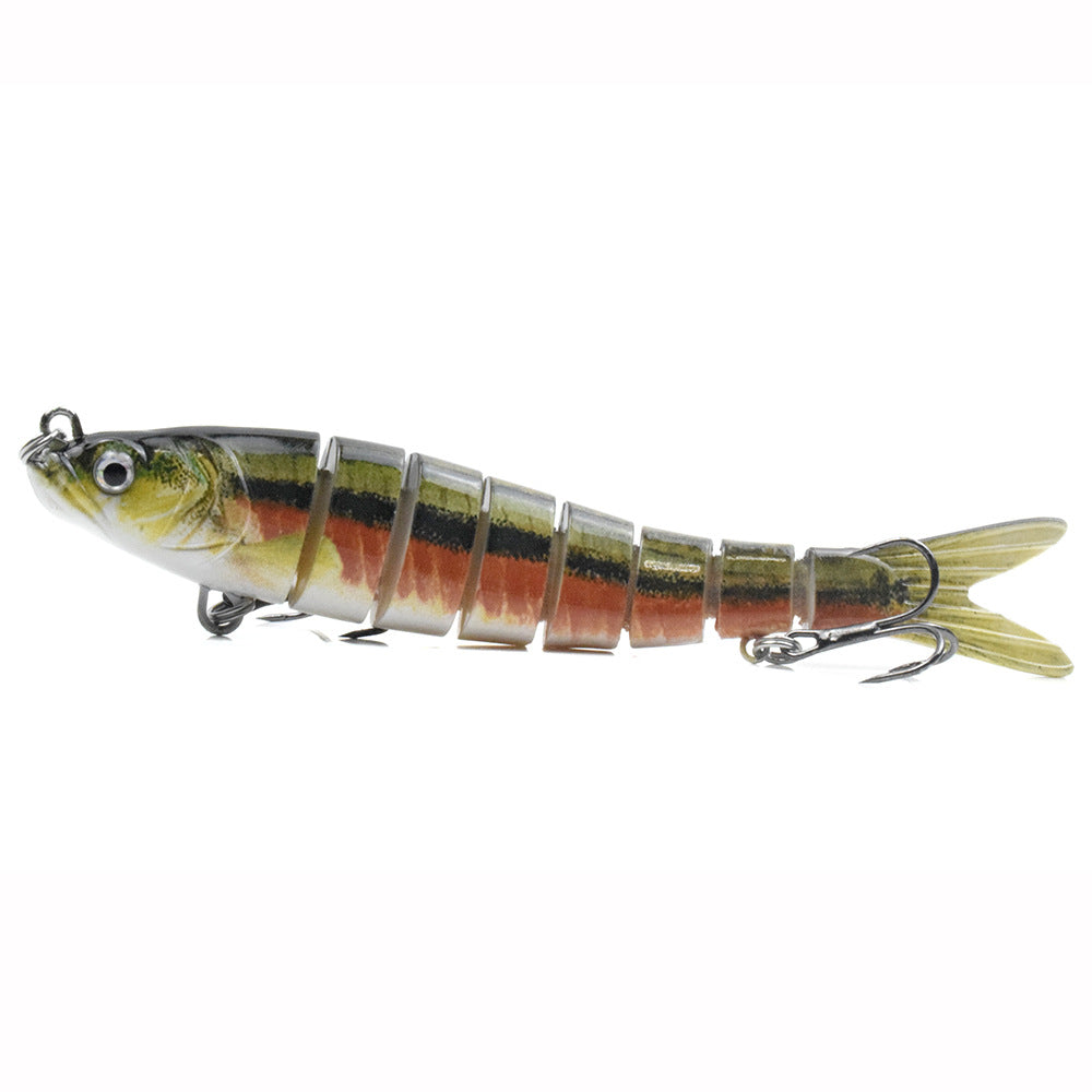 Cross-border 140MM 26G multi-section bionic lure bait 8 section loach broken section lure bait submerged trout