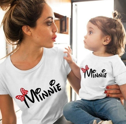 European and American family accessory clothing mom baby mom and me t-shirt