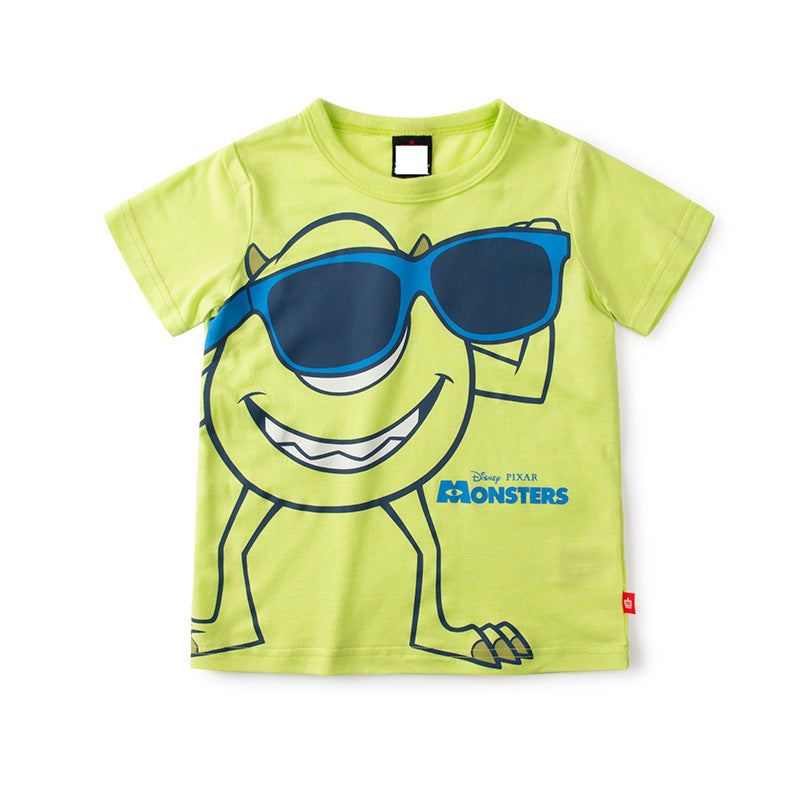 Summer children's cartoon T-shirt baby short-sleeved shirt for boys and girls half-sleeved tops