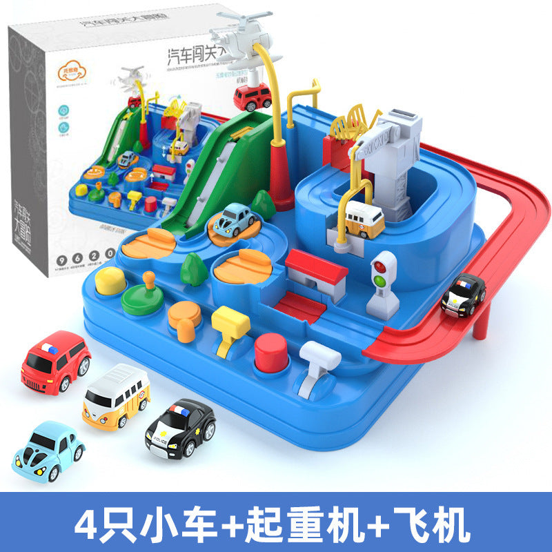 Car Adventure Train Rail Car Cross-border Hot-selling Children's Toy