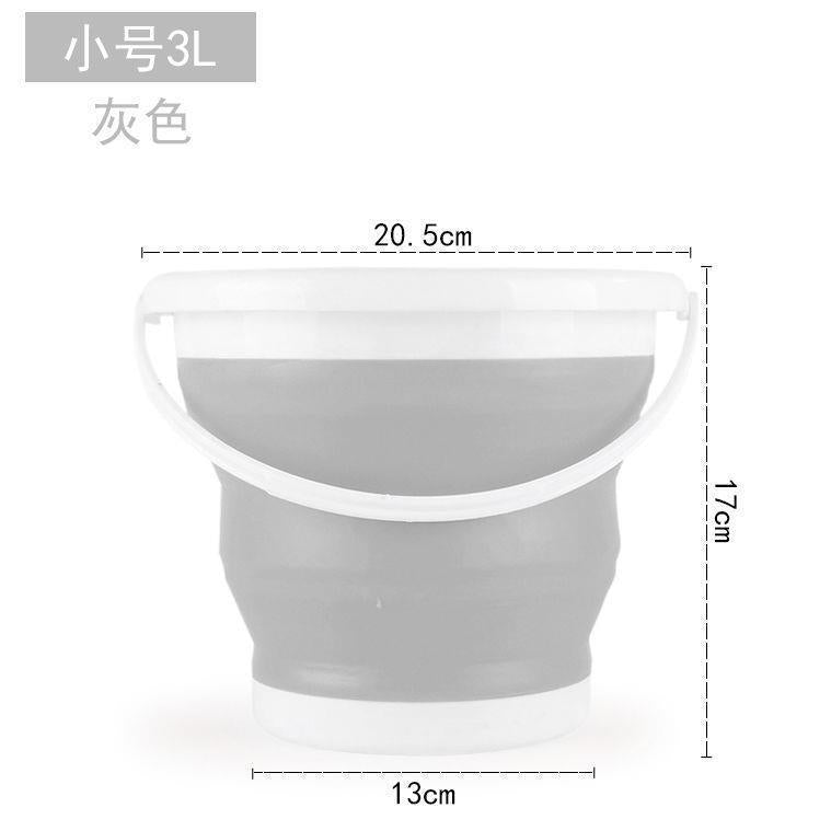 Folding bucket portable retractable plastic home portable thickened travel outdoor car wash bucket fishing