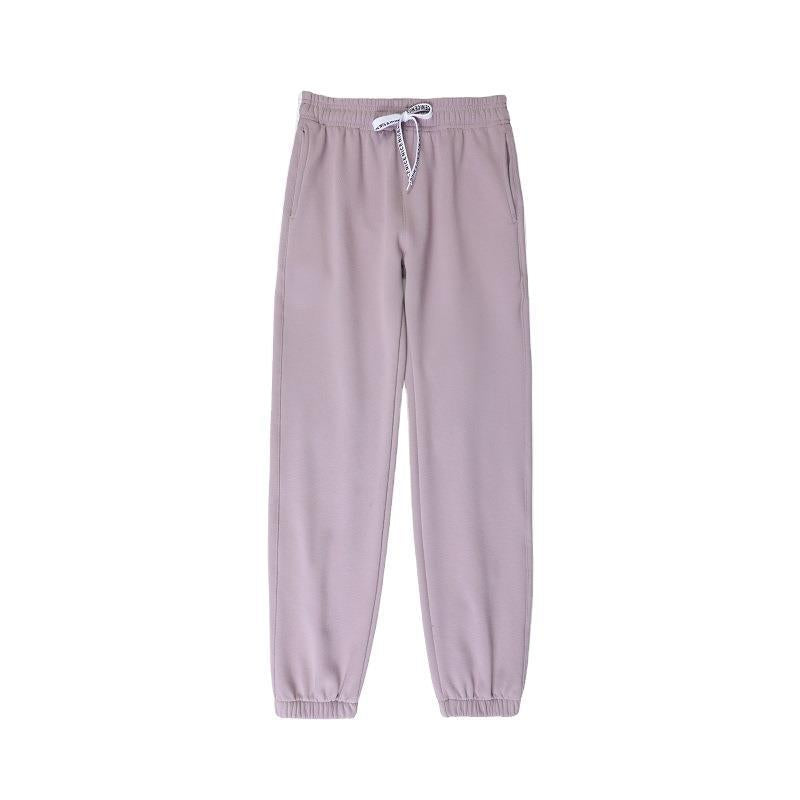 Casual plus velvet thick lamb fleece sports pants women's harem pants sweat pants