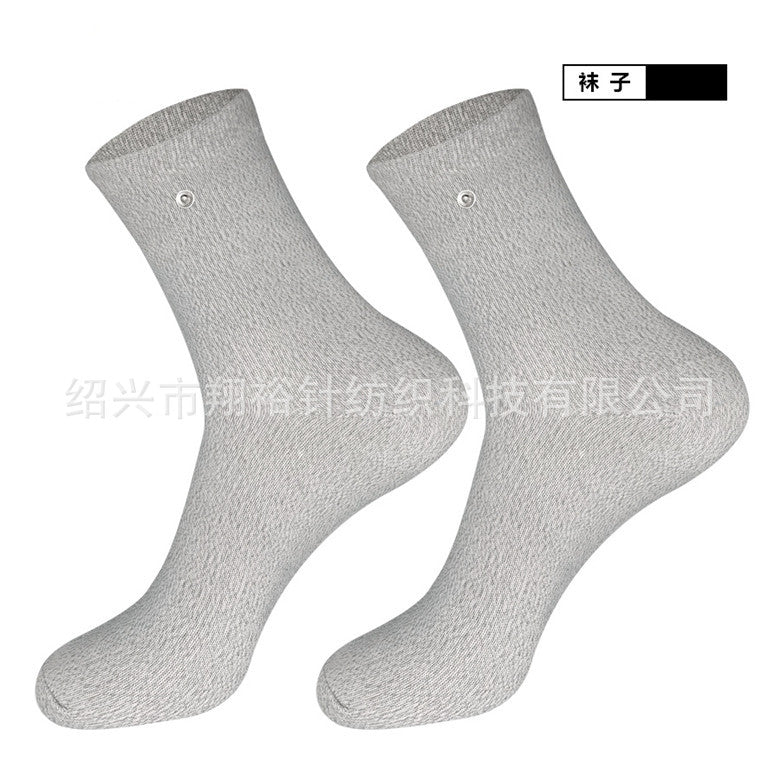 Silver fiber silk socks DDS beauty health massage antibacterial conductive pulse electrotherapy physiotherapy socks