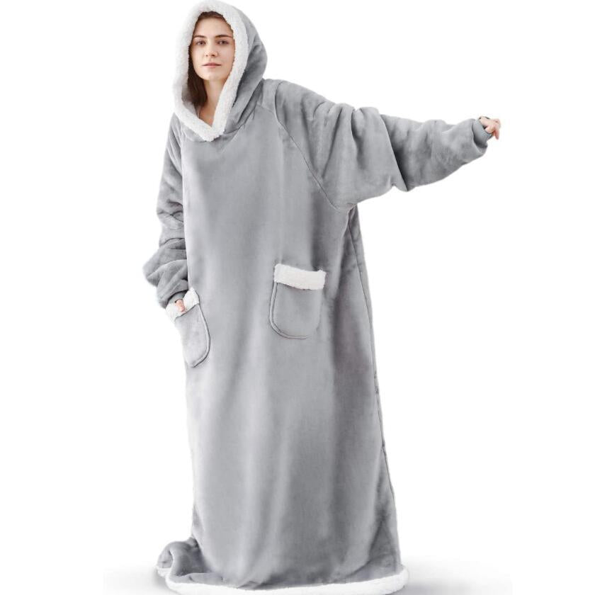 Blanket hooded pullover TV blanket pajamas sweater