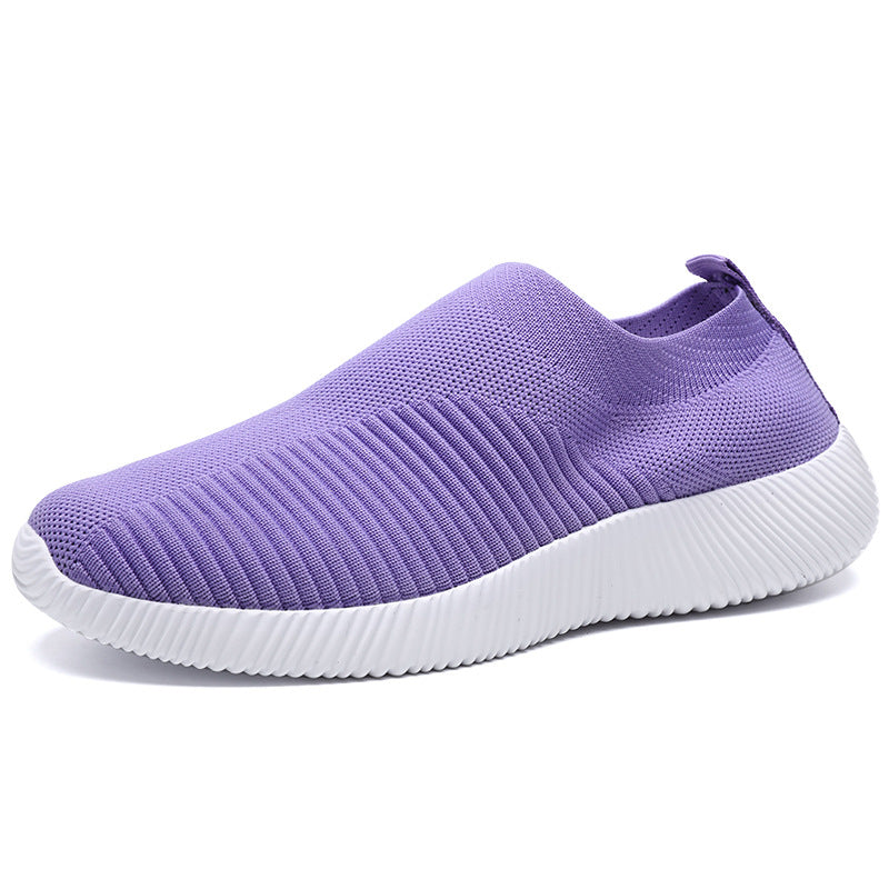 Flying woven socks women's shoes sports shoes