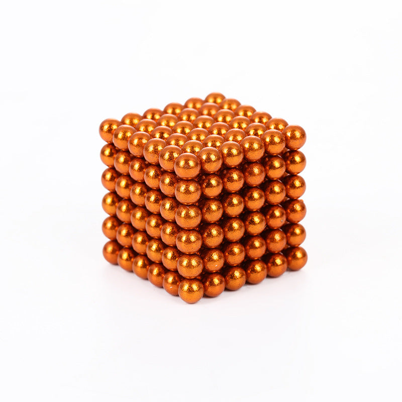 5mm216pcs Color Magnetic Ball Bucky Ball Magnetic Ball Magnetic Rubik's Cube Jigsaw Toy