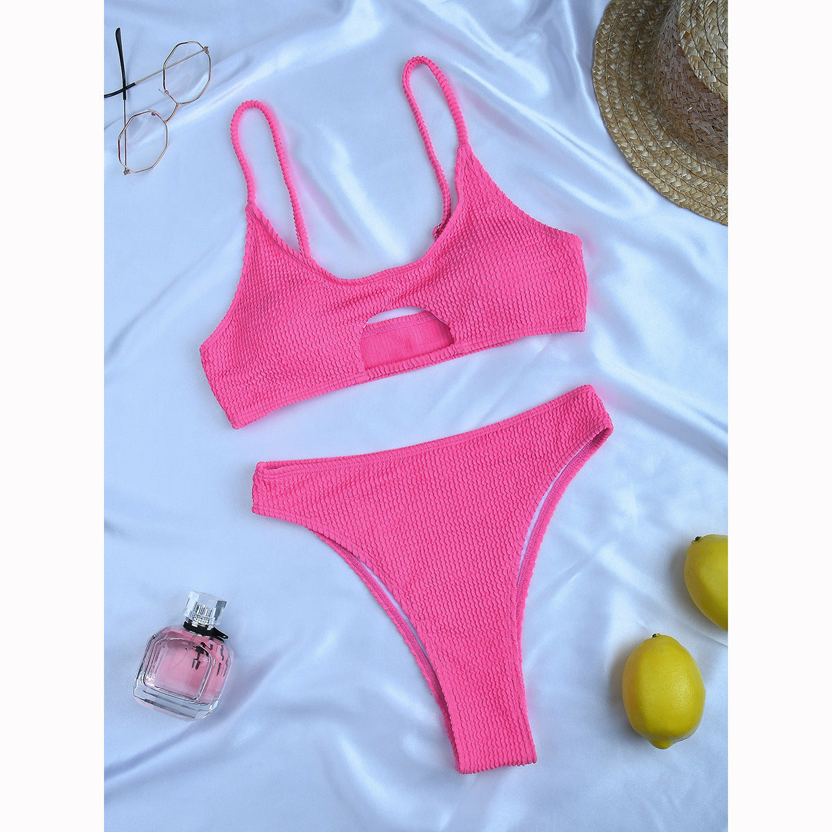 European and American swimsuit bikini sexy high waist split swimsuit