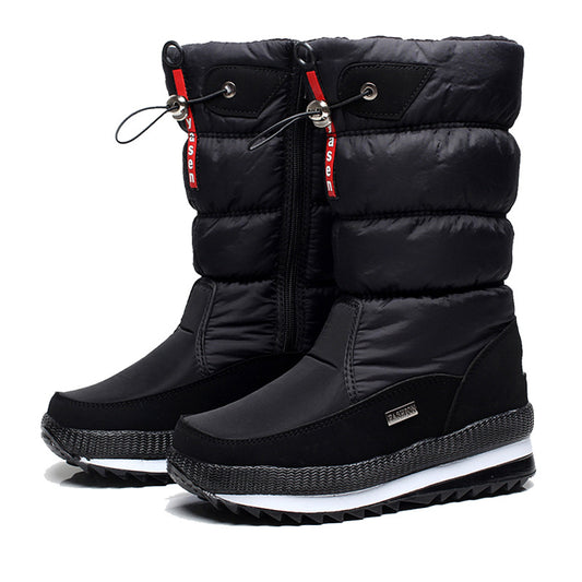 New Snow Boots Women Waterproof Thick Cotton Shoes