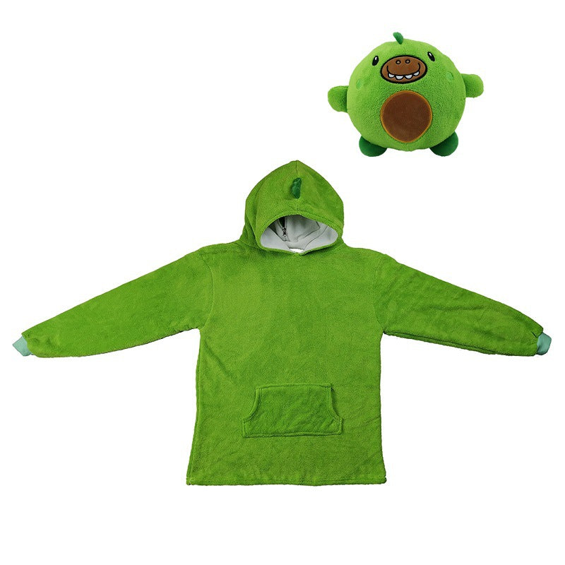 Cross-border cartoon doll Huggle Pets variable children's pullover pajamas plush animal toys