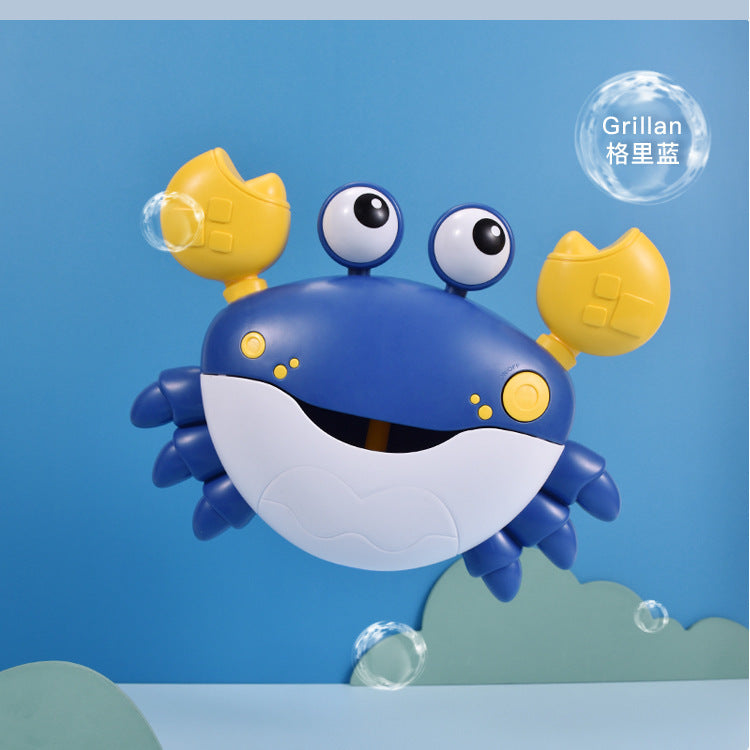 New Cross-border Bubble Toys Spitting Crab Baby Bathroom Bath Toy Bubble Machine Baby Gift Electric