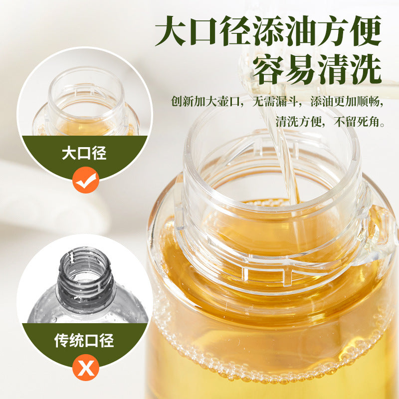 Glass oil spray pot boxed spray spray bottle air pressure edible olive oil oil control bottle