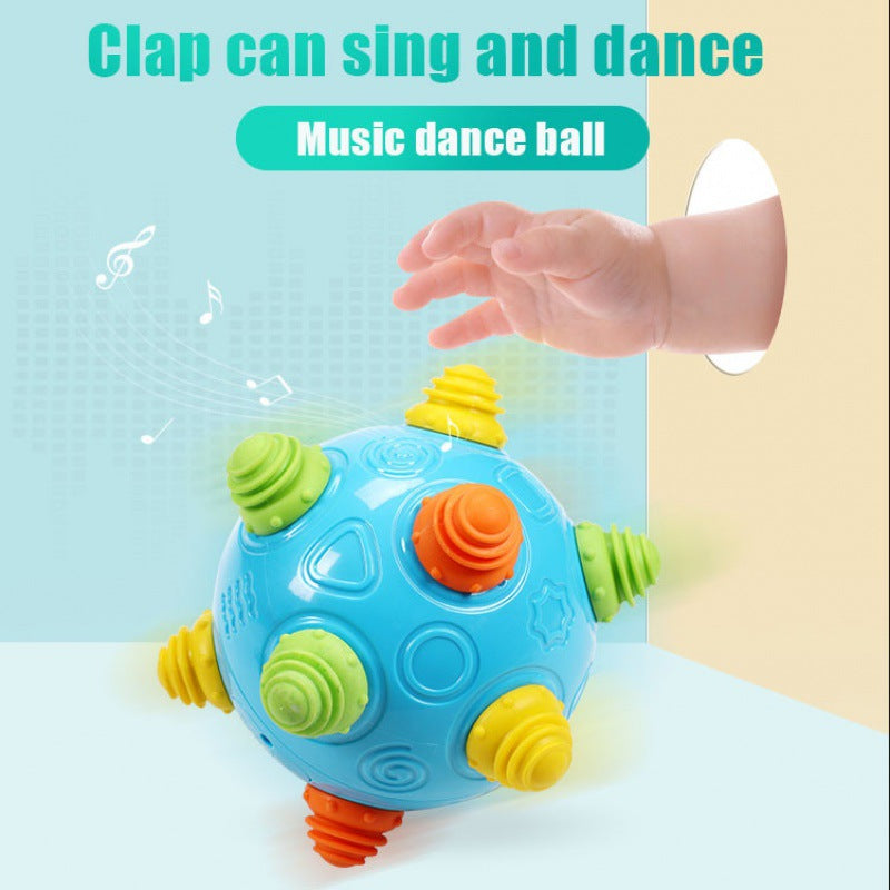 Music Dance Ball Cross-border Children Baby 1-3 Years Old Vibrating Jump Ball Baby Toys